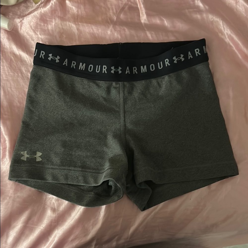 Under Armour Women's Gray Compression Shorts